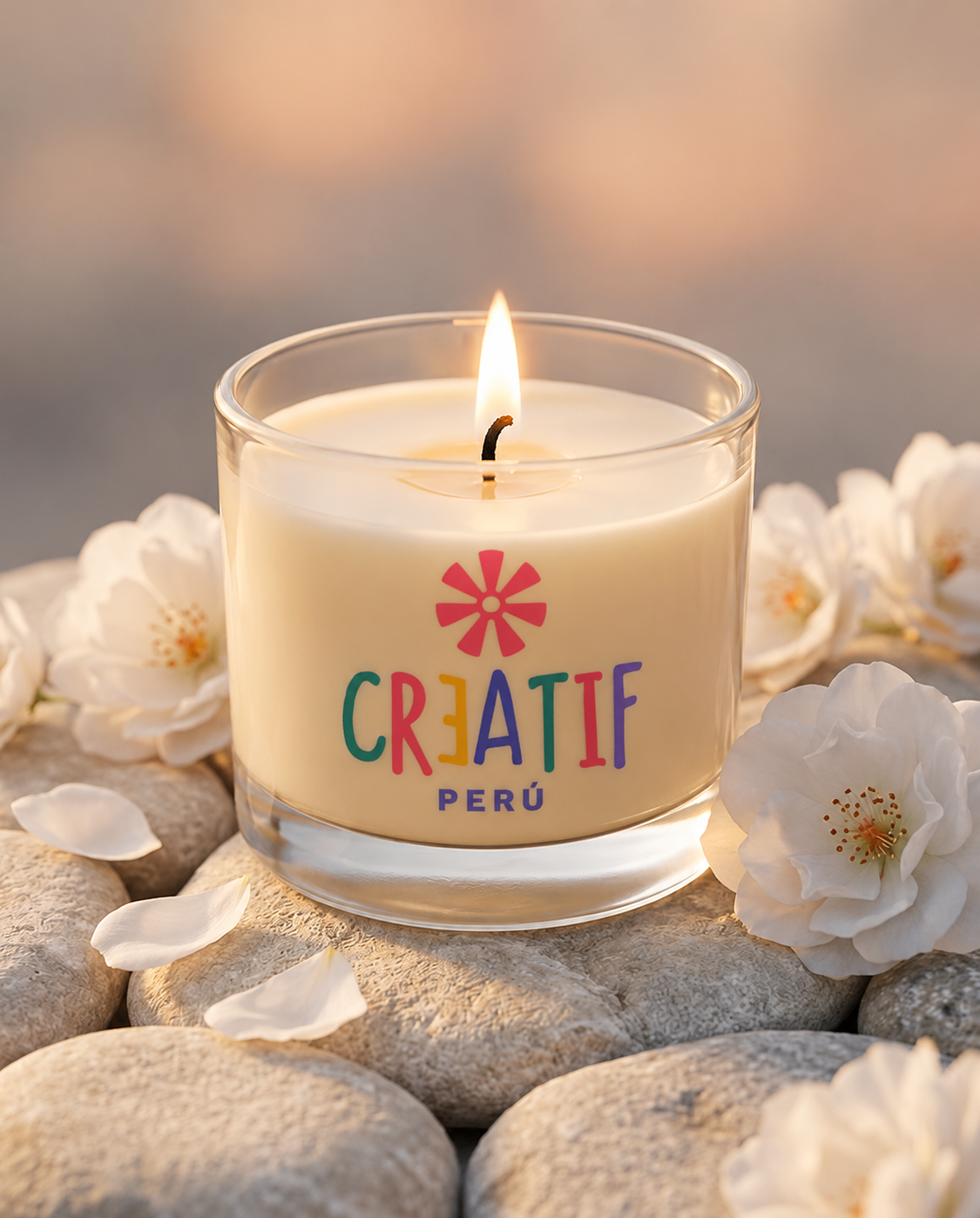 Vela Aromática Artesanal de Cera de Soja